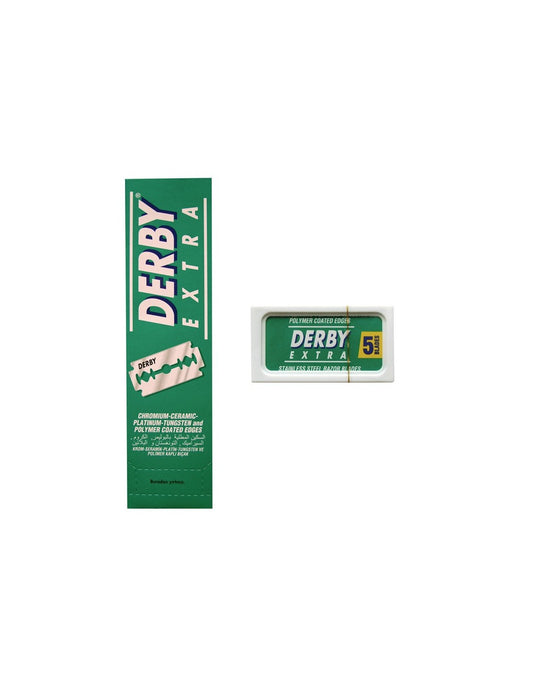 CAJA DE 20 BLISTER 5 CUCHILLAS ENTERAS DERBY